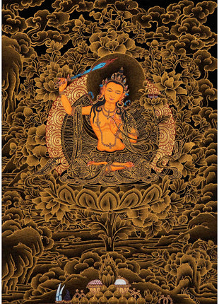 Bodhisattva Manjushri Thangka