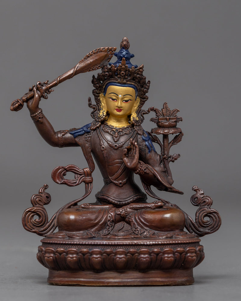 Manjushri Statue | Bodhisattva Of Wisdom | Buddhist Figurine
