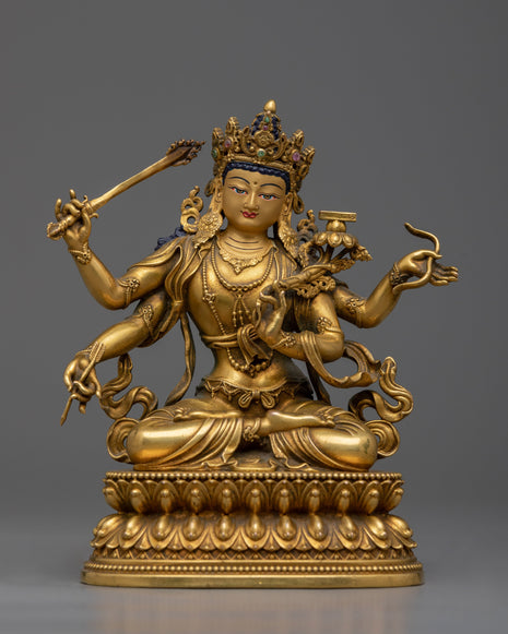 Manjushri Tibetan Statue