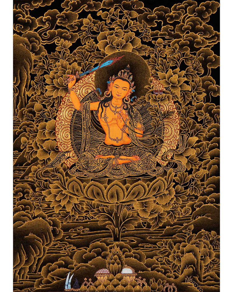 Bodhisattva Manjushri Thangka