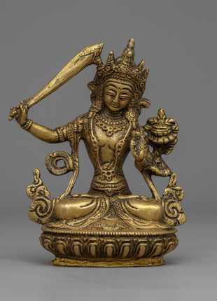 Deity Manjushri Statue