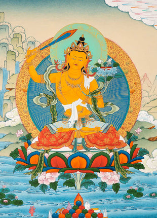 Manjushri Art Thangka