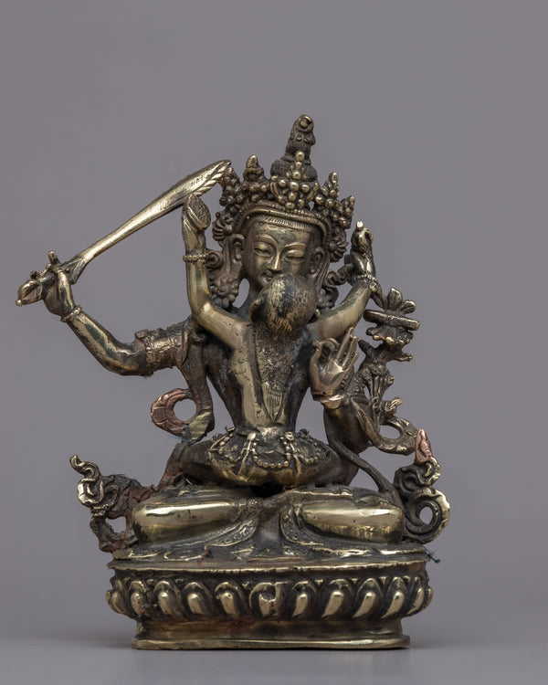 Manjushri Mantra Practice Statue 