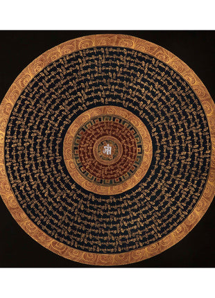 Mantra Mandala | Wall Decor Thangka