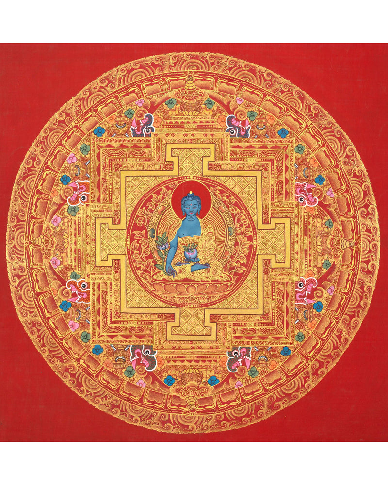 Medicine Buddha Mandala  | Buddhist Painting