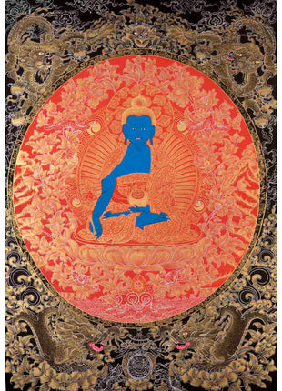 Medicine Buddha Thangka | Traditional Tibetan Painting | Wall Decors