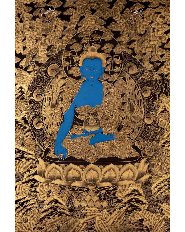 Medicine Buddha | Healing Buddha | Traditional Tibetan Thangka