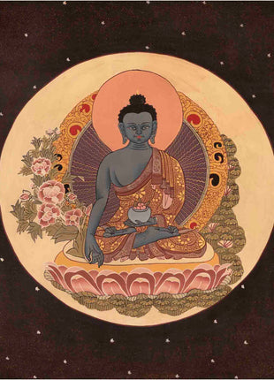 Medicine Buddha | Traditional Tibetan Thangka | Wall Decors