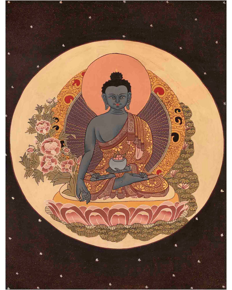 Medicine Buddha | Traditional Tibetan Thangka | Wall Decors