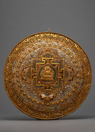 Handmade Copper Mandala Thangka