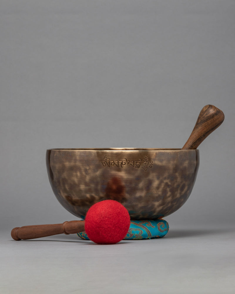 Hand-Carved Moon Singing Bowl