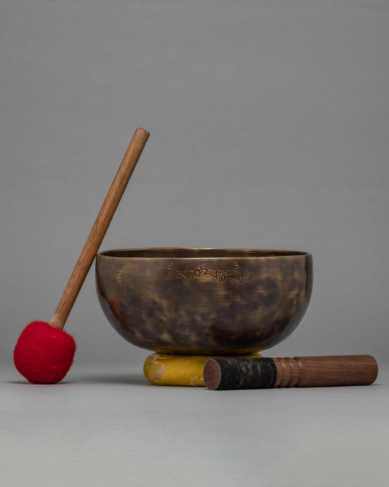 Hand-Beaten Moon Singing Bowl | Mantra Crafted Bowl