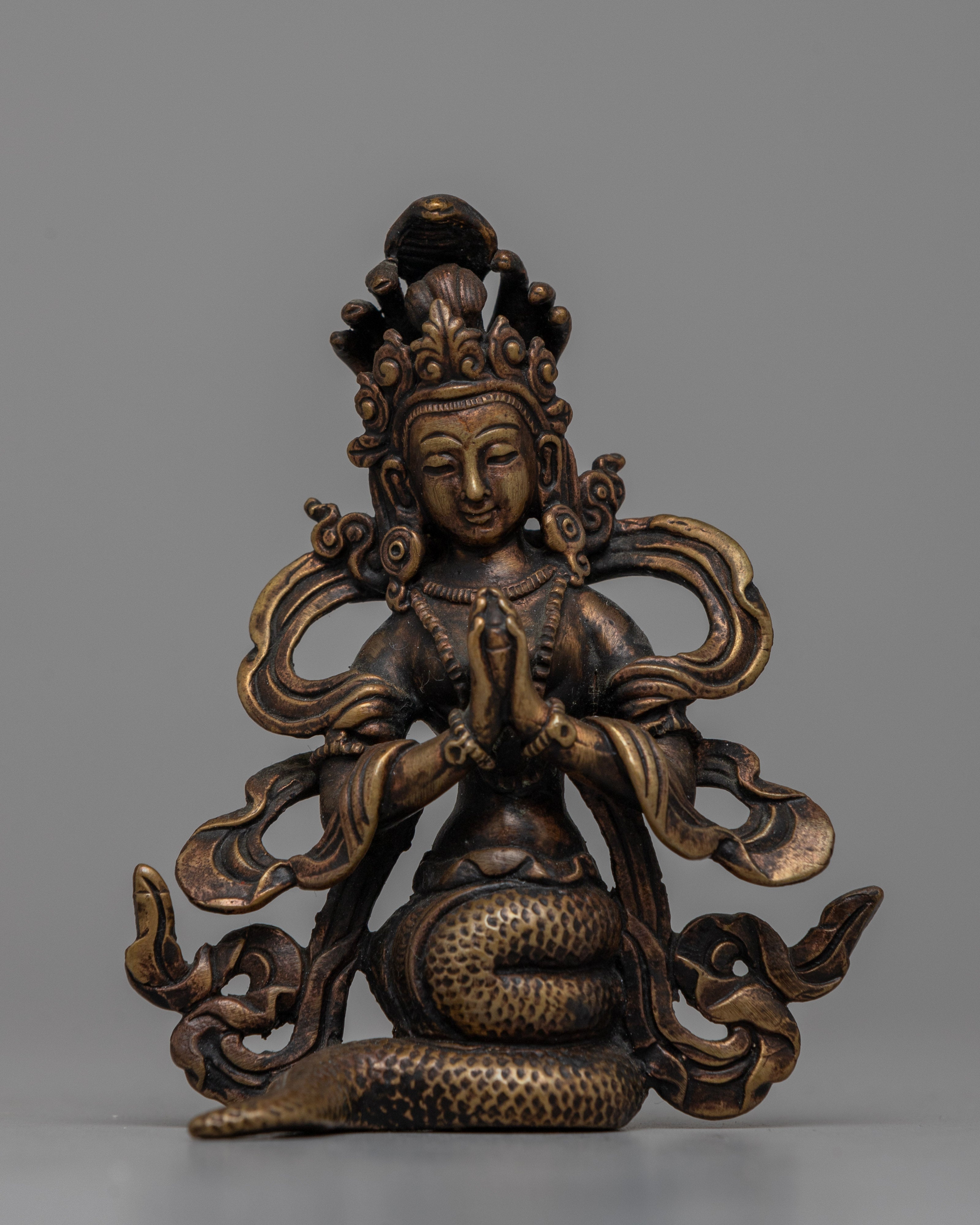 Machine Deity Machine Made Naga Statue | Serpentine Hindu-Buddhist Deity