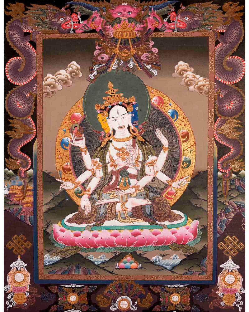 Namgyalma Thangka | Traditional Tibetan Thangka | Wall Decors