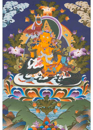 Namtose Thangka | Wealth Deity | Religious Wall Decors