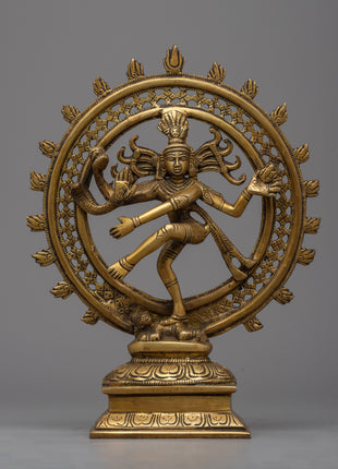 Nataraja Brass Statue | Fusion of Artistry and Spiritual Significanc