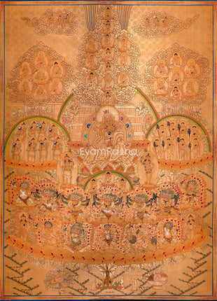Refuge Tree Thangka Painting | Traditional Thangka art