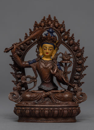 Boddhisattva Home Decor Statue Set | Gold Gilded Bodhisattva Statue