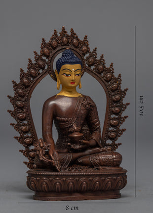 Mini Medicine Buddha Statue | Bhaisajyaguru Buddha