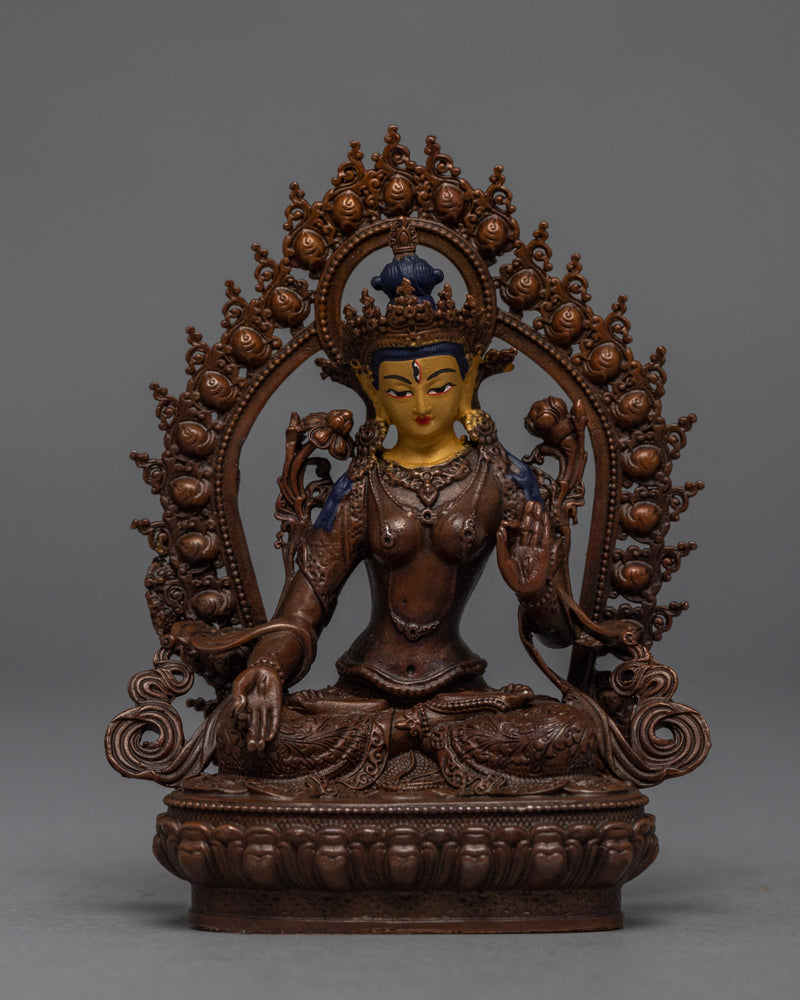 Boddhisattva Home Decor Statue Set | Gold Gilded Bodhisattva Statue
