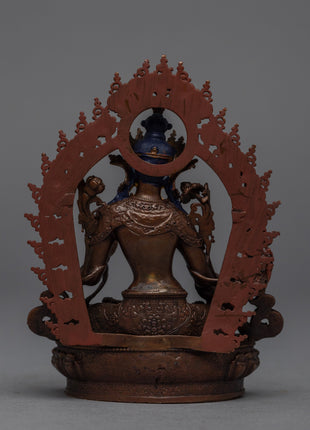 Mini White Tara Statue | Buddhist Deity White Tara Statue