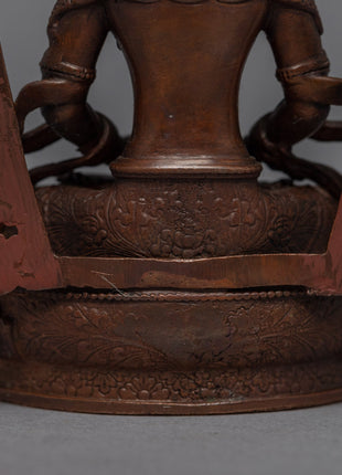 Amitayus Machine-Made Statue | Miniature Buddhist Deity Art