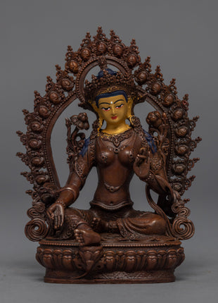 Boddhisattva Home Decor Statue Set | Gold Gilded Bodhisattva Statue