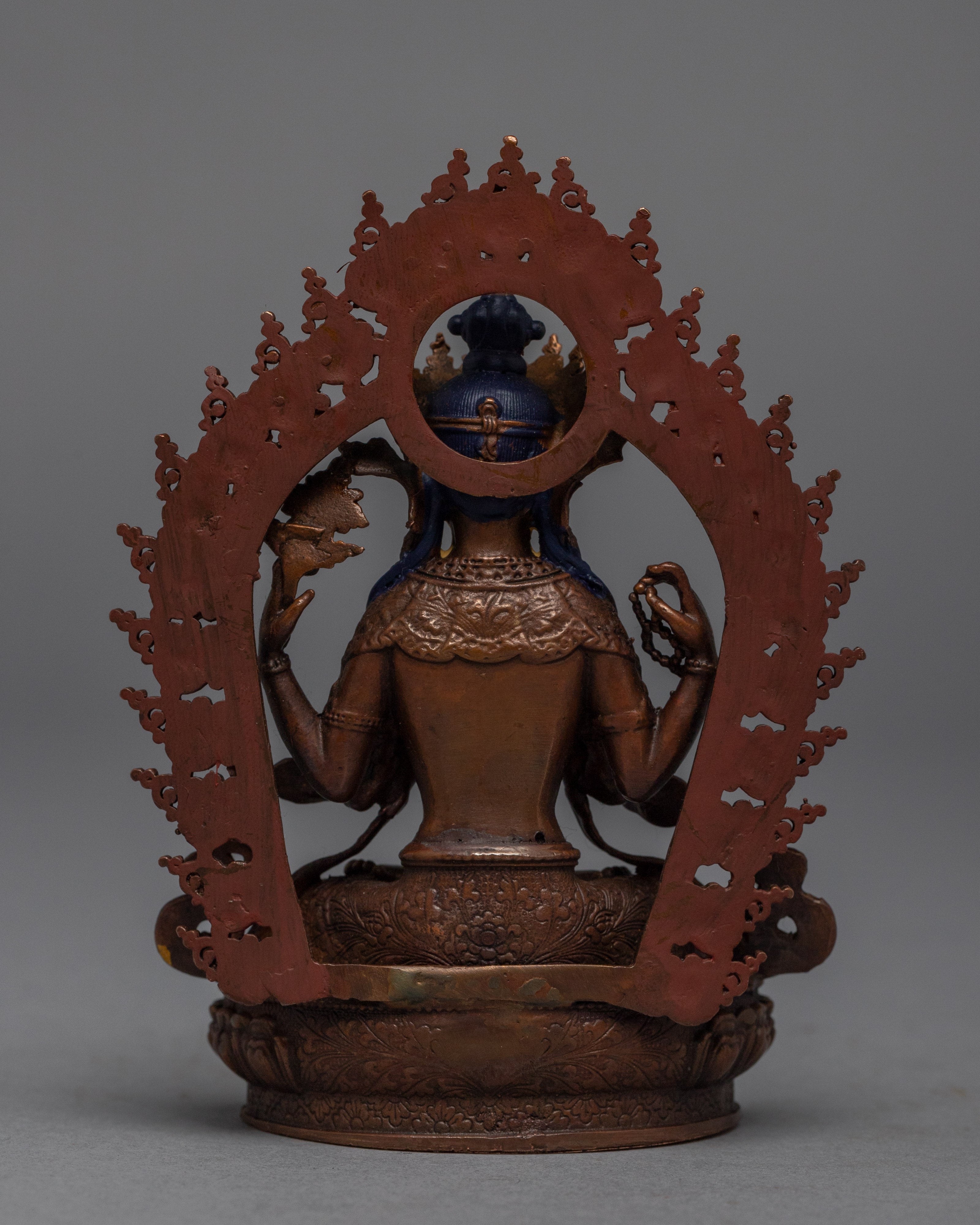 Boddhisattva Home Decor Statue Set | Gold Gilded Bodhisattva Statue