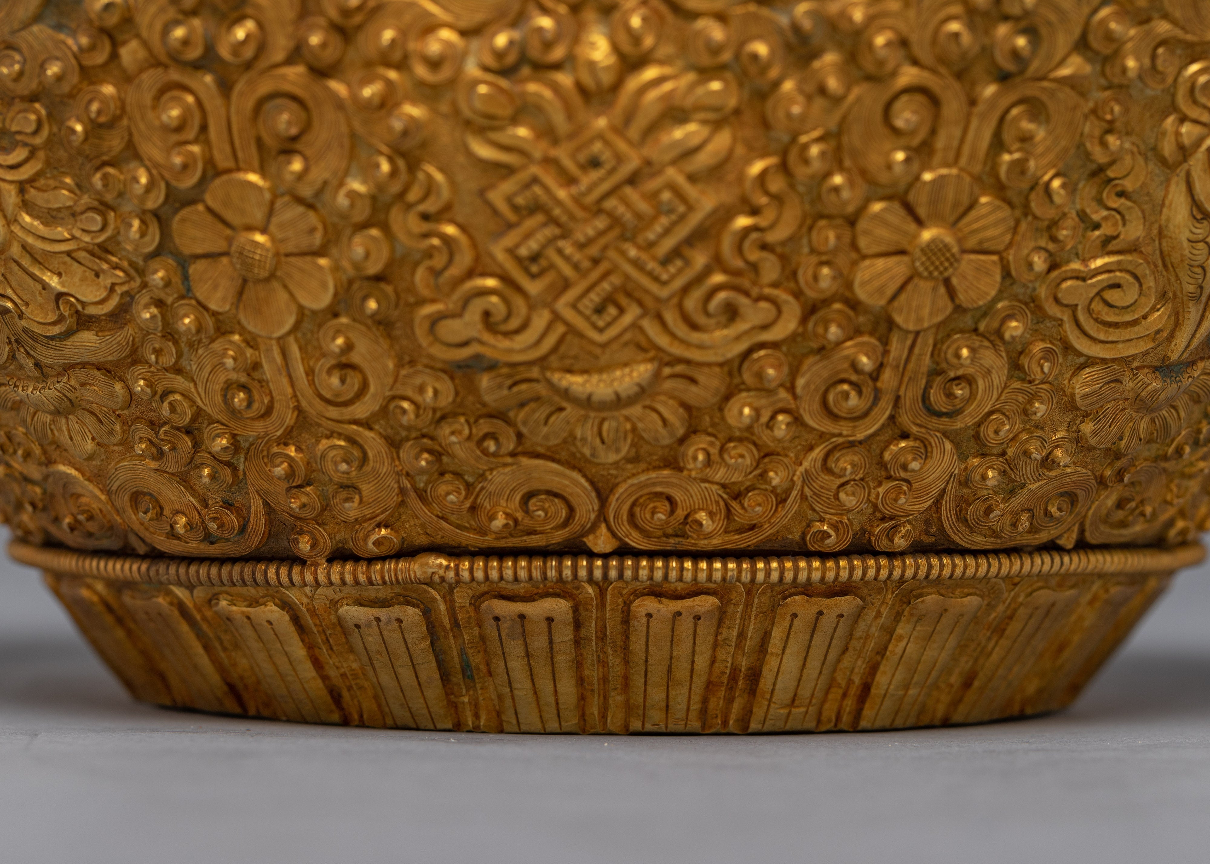 Traditional Buddhist Ritual Rice Pot For Offering | Himalayan Ritual Items For Ceremonies