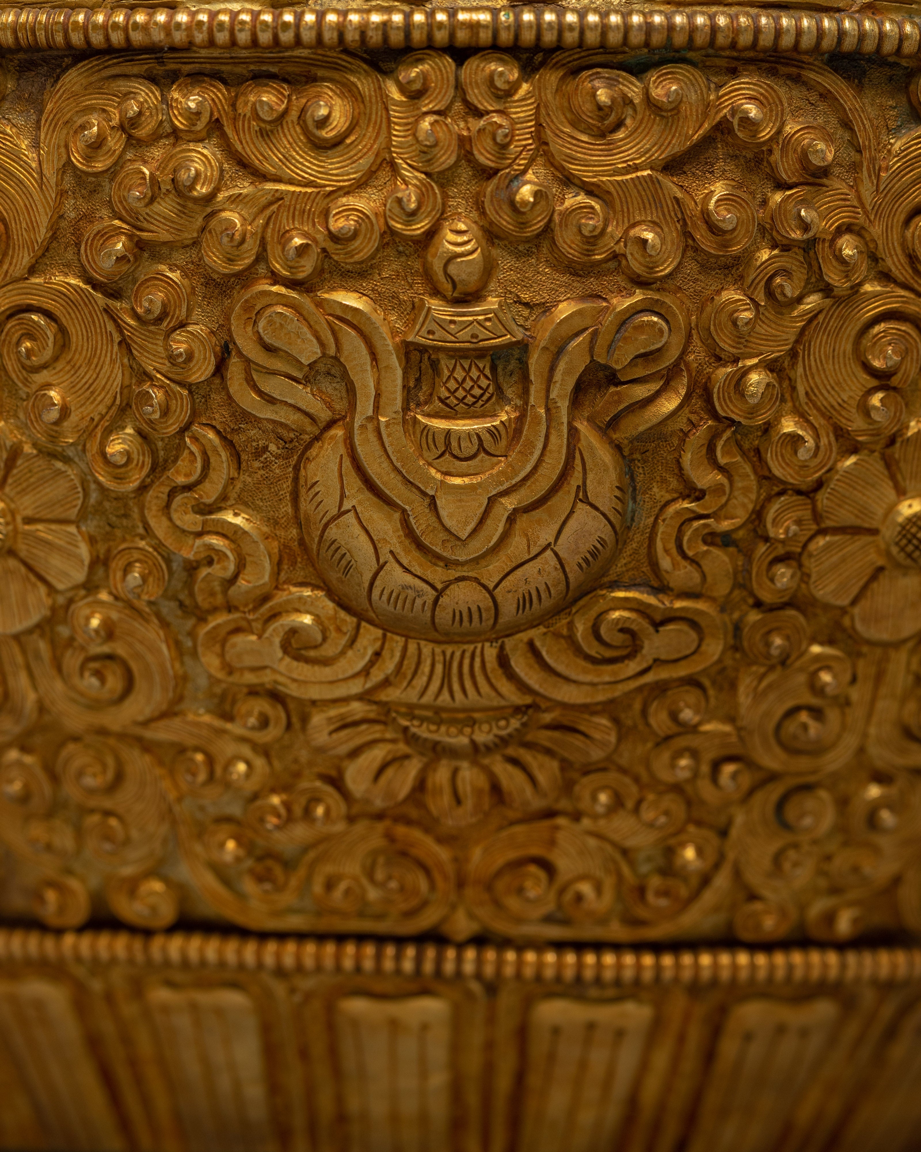 Traditional Buddhist Ritual Rice Pot For Offering | Himalayan Ritual Items For Ceremonies