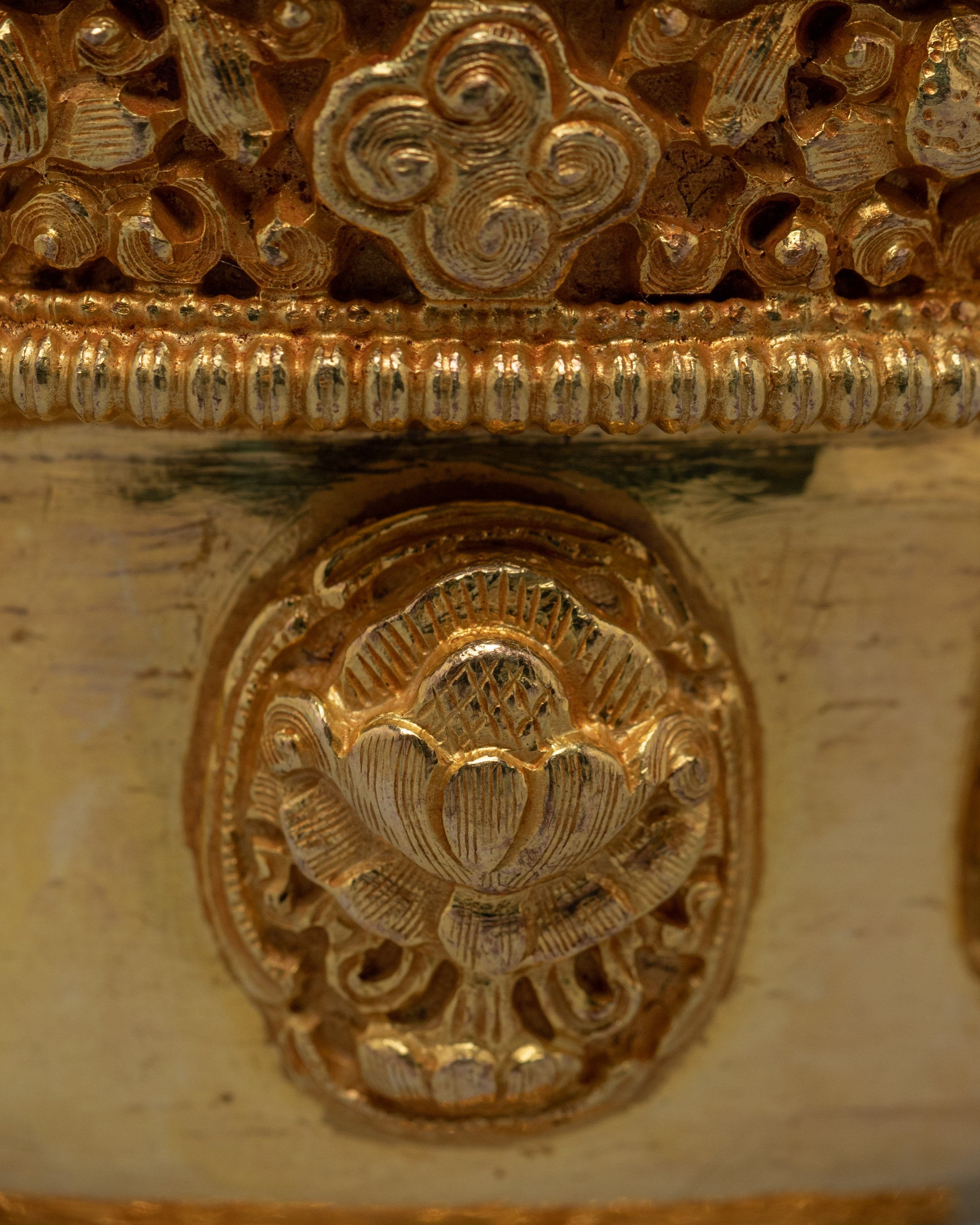 Gold Plated Offering Bowl | Himalayan Art Work