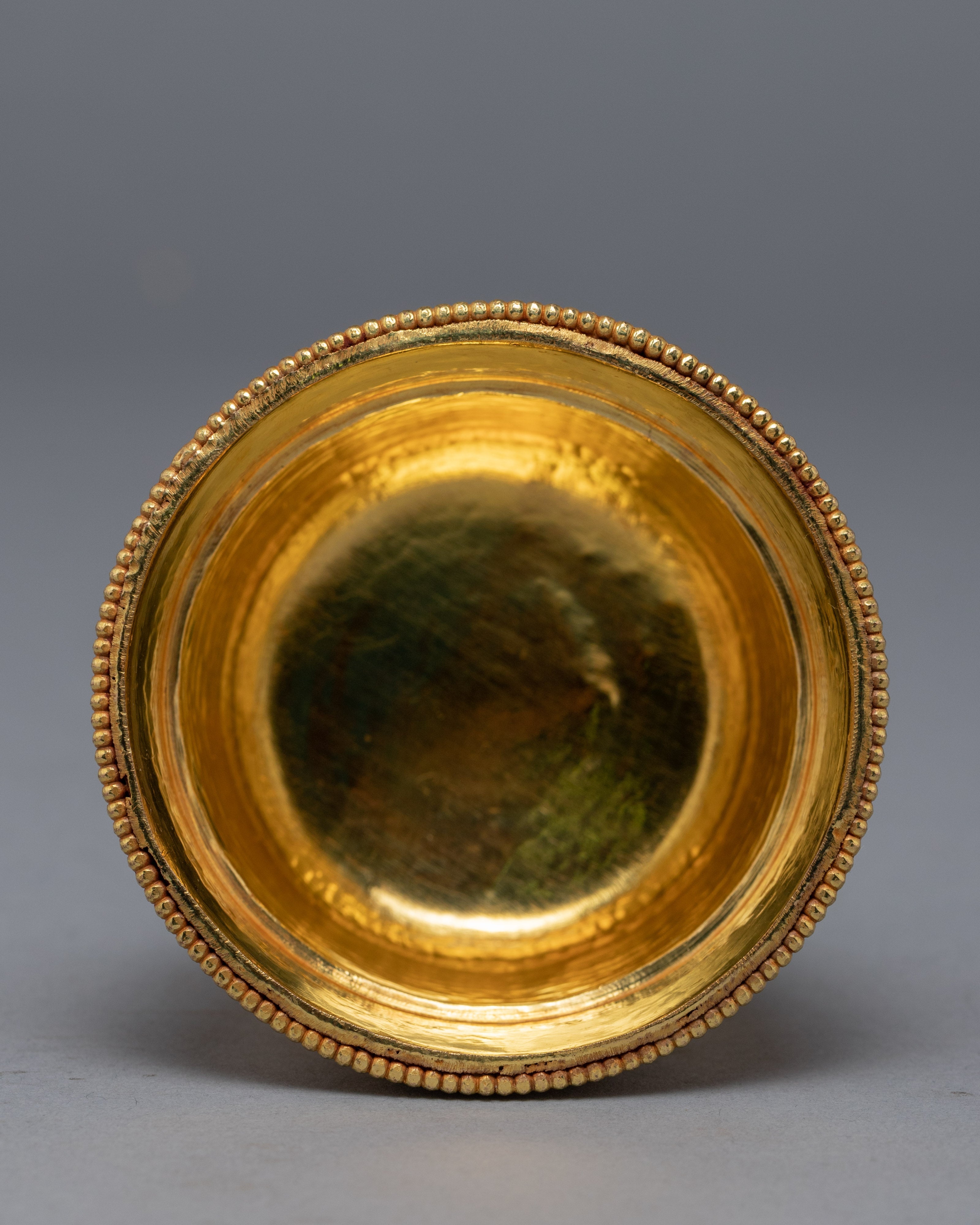 Gold Plated Offering Bowl | Himalayan Art Work