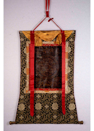 Oil Varnished Heruka Mandala | Wall Hanging Canvas Art
