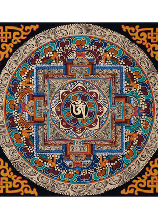 Om Mantra Mandala | Buddhist Art