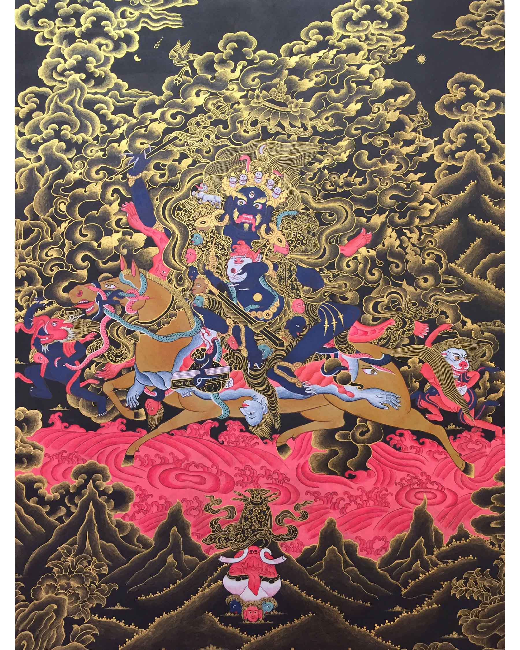 Original Palden Lhamo  | Buddhist Wall Deocr