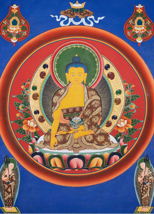 Original Shakyamuni Buddha Thangka | Wall Decoration