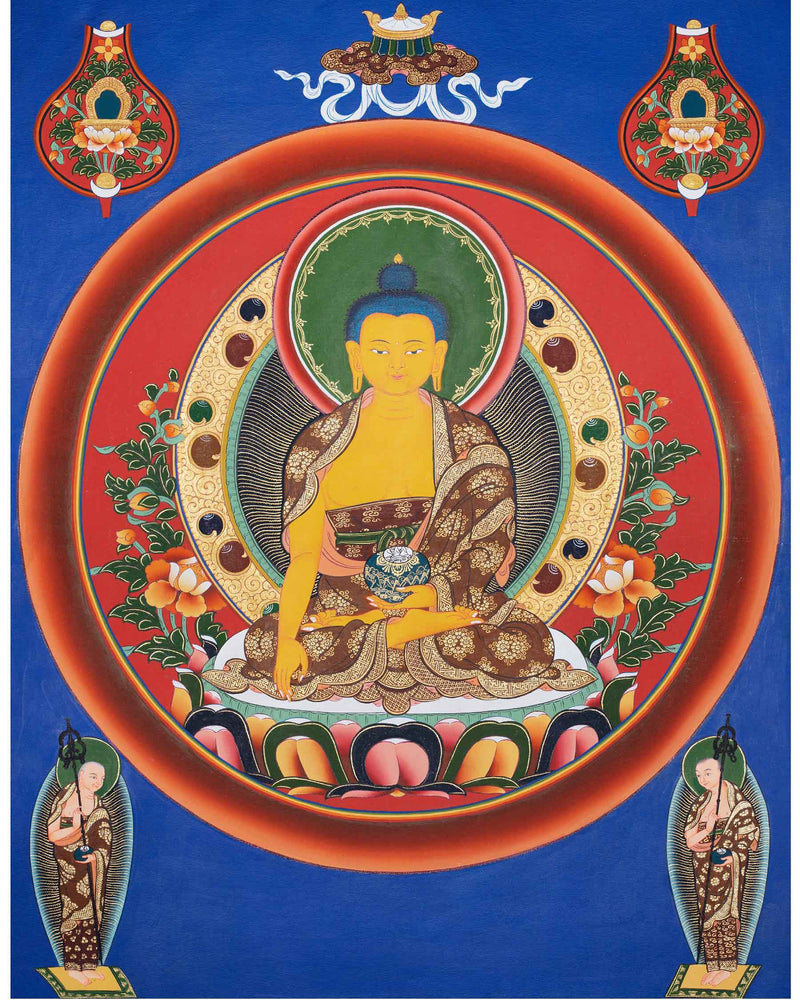 Original Shakyamuni Buddha Thangka | Wall Decoration