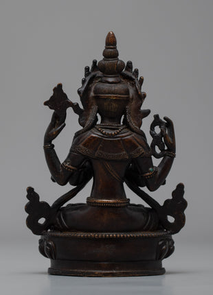 Chenresig Statue Decor | Garden Statues