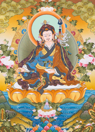 Padmasambhava Guru Rinpoche | Original Hand Painted Art | Wall Decors