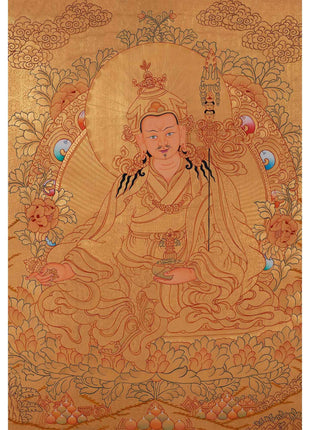 Padmasambhava Thangka | Tibetan Buddhism Art | Wall Decors