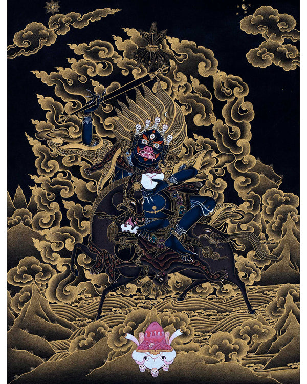 Palden Lhamo Thangka, Motherly Buddhist Protector