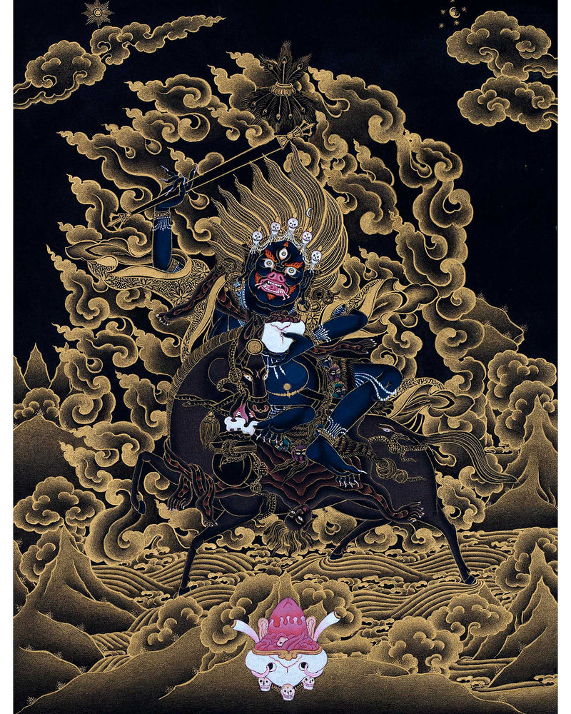 Palden Lhamo Thangka, Motherly Buddhist Protector