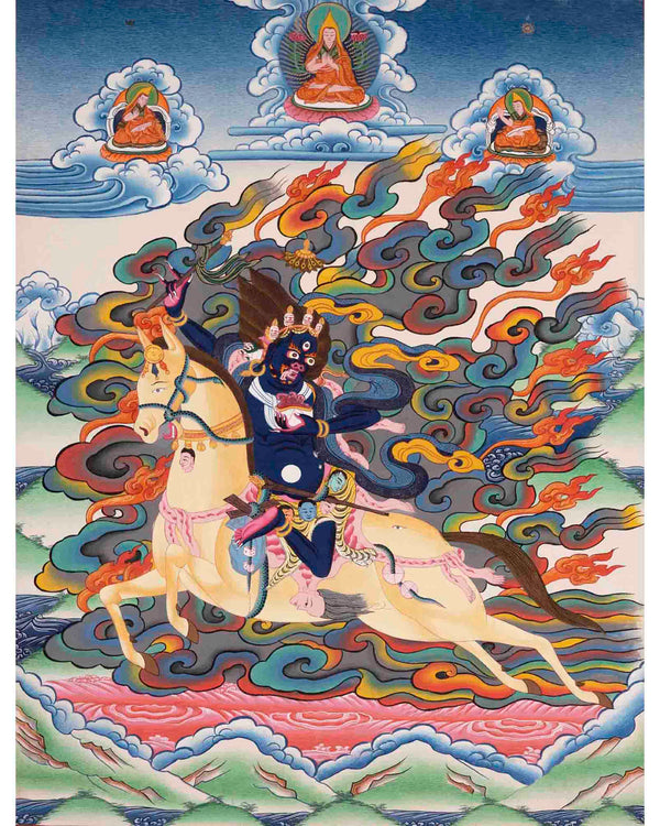 Palden Lhamo | Masterpiece Quality Thangka | Buddhist Art