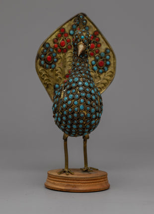 Peacock Statue 