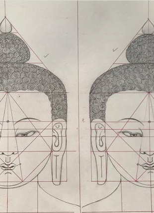 Buddha Shakyamuni -16 Arhat Thangka Print, Tibetan Thangka Print, Digital Print