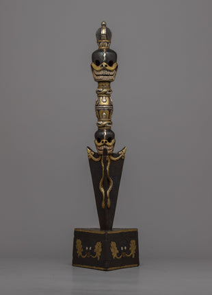 Exquisite Hand-Carved Phurba