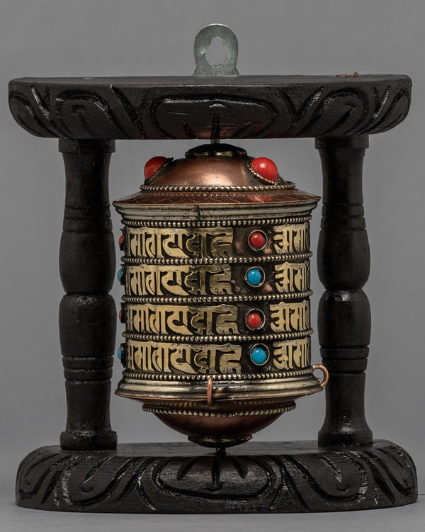 Decorative Prayer Wheel | Buddhist Shrine