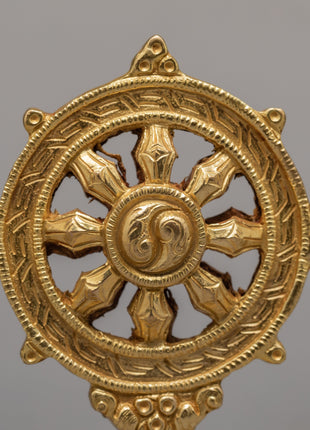 Dharma Chakra And Two Deer | Dharma Wheel