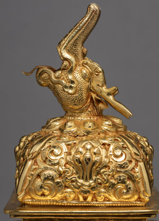 Elephant Incense Burner | Plated With Pure Gold | Ritual Items