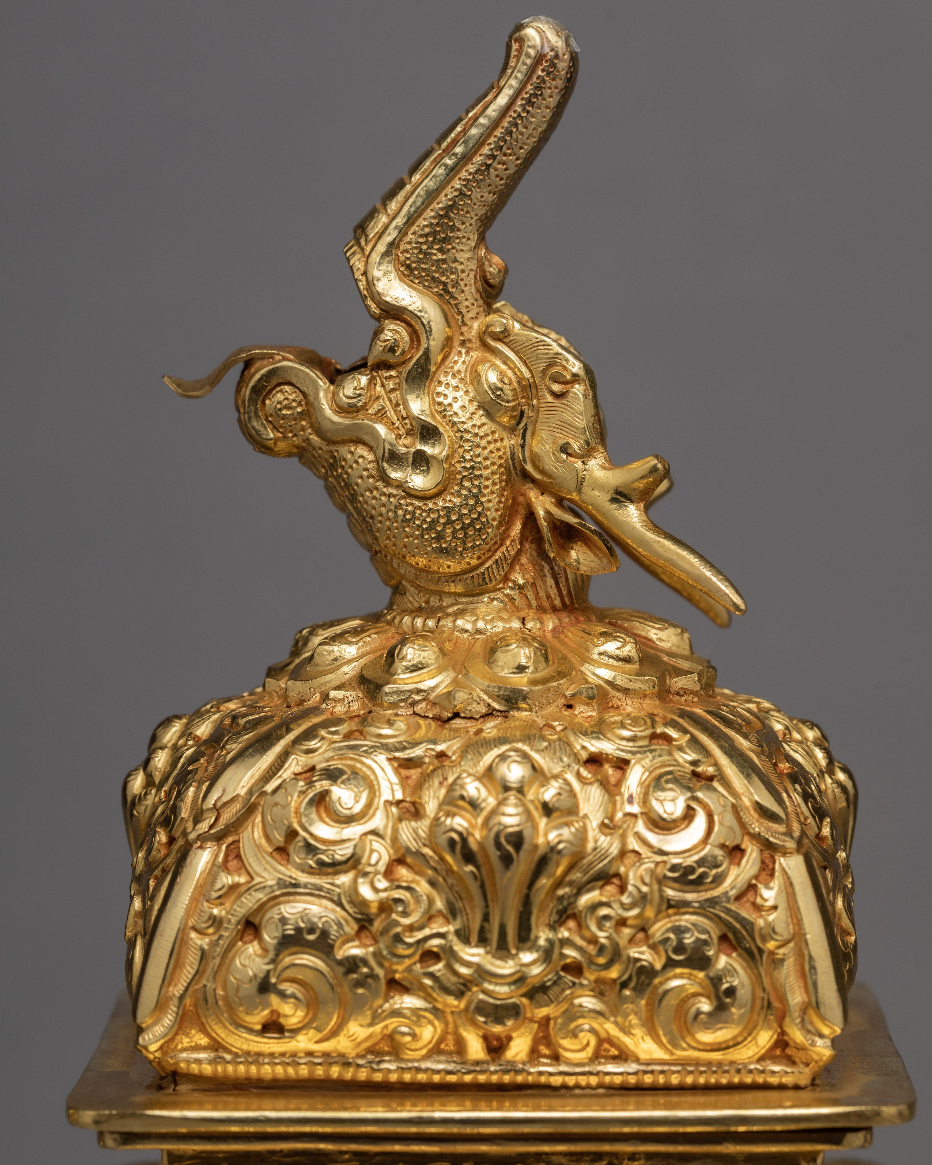 Elephant Incense Burner | Plated With Pure Gold | Ritual Items